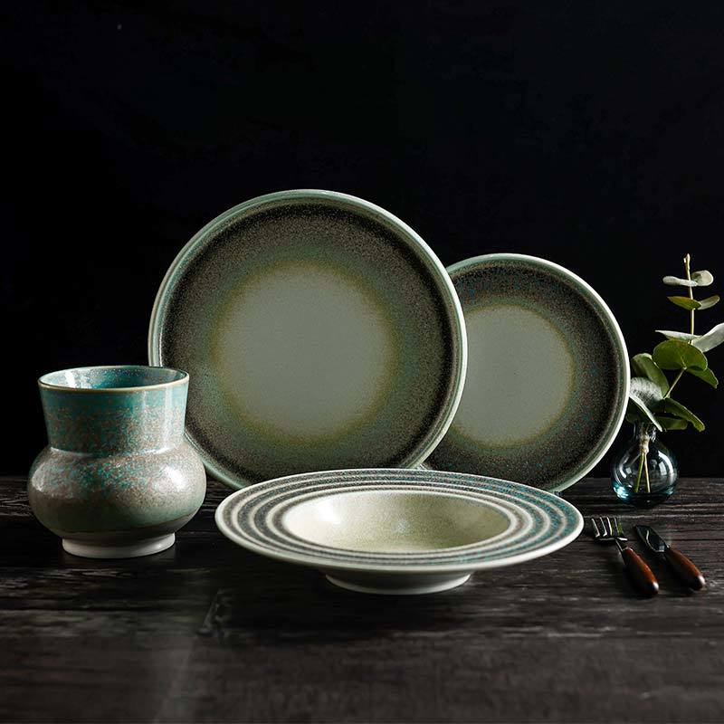 Gia Collection - 2022 Unique Color Reactive Glaze Porcelain Dinnerware for Hotel, Restaurant and Event