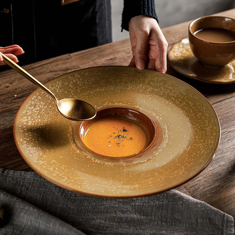 Ferry Collection - 2022 New Reactive Glaze Design Porcelain Dinnerware Sets For Hotel, Restaurant
