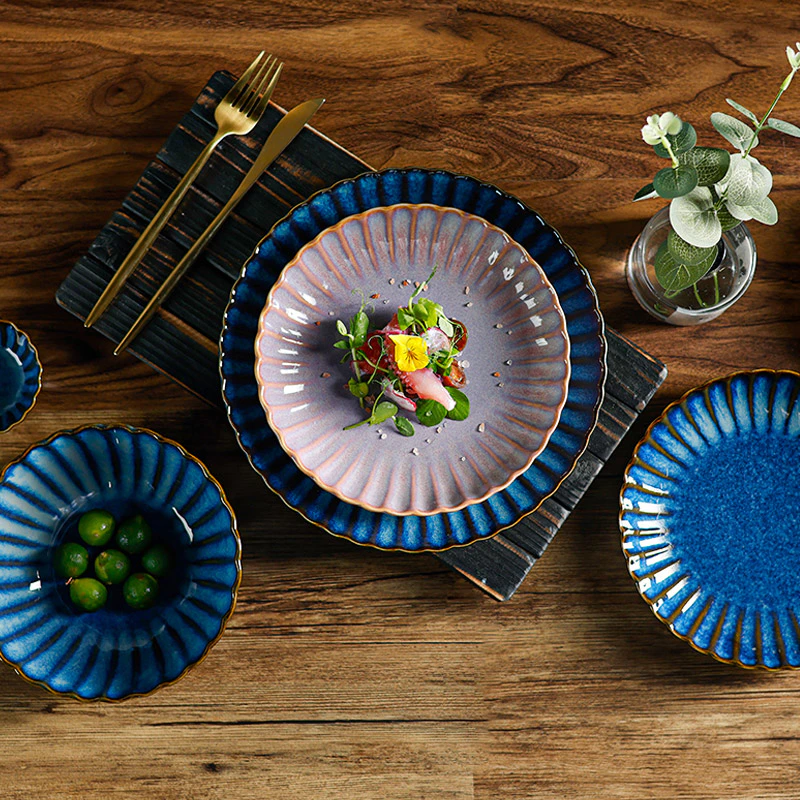 Petal Collection - 2022 New Design Glazed Porcelain Dinnerware For Hotel, Restaurant, Event.
