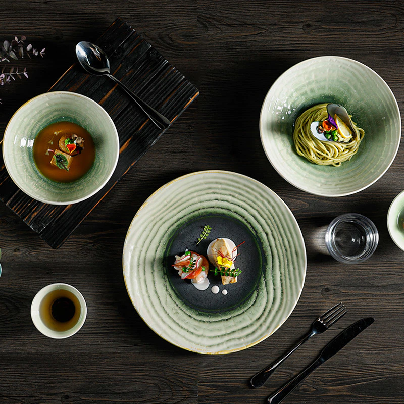 Samsara Collection - 2022 New Tree Rings Design Porcelain Dinnerware Sets For Hotel, Restaurant, Event...