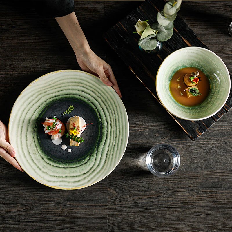 Samsara Collection - 2022 New Tree Rings Design Porcelain Dinnerware Sets For Hotel, Restaurant, Event...