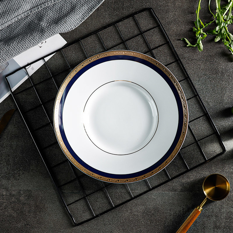 Alchemy White Collection- 2022 New Design White Porcelain Dinnerware Sets With Gold Decal For Hotel, Restaurant, Event...