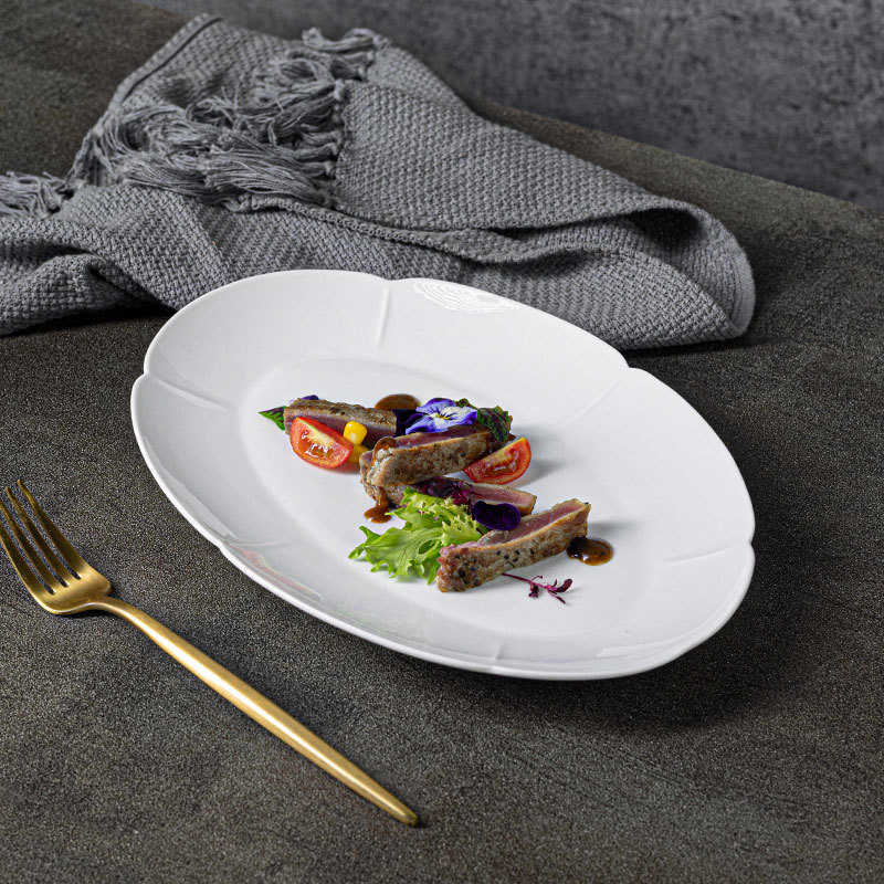 Girassol Collection - 2023 New Design White  Porcelain Dinnerware For Hotel, Restaurant, Event...