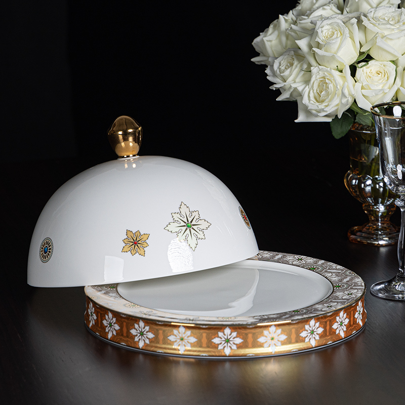 Glisten Collection -2023 New Design White  Bone China Dinnerware For Hotel, Restaurant, Event.