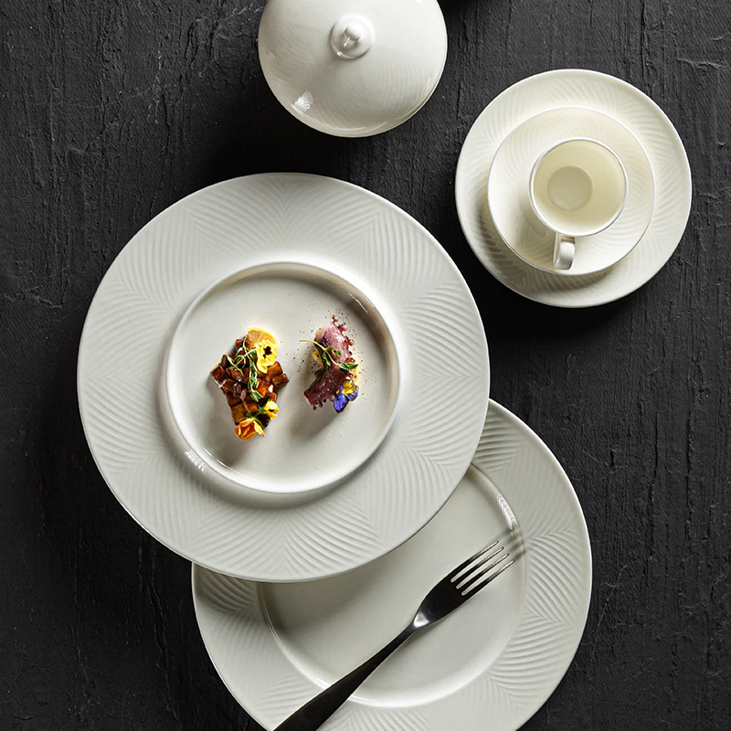 Lipper Collection - 2023 Unique Dinnerware Collection Outlined With The Simplest Emboss Lines And Matte Colors For Hotels, Restaurants, Events...