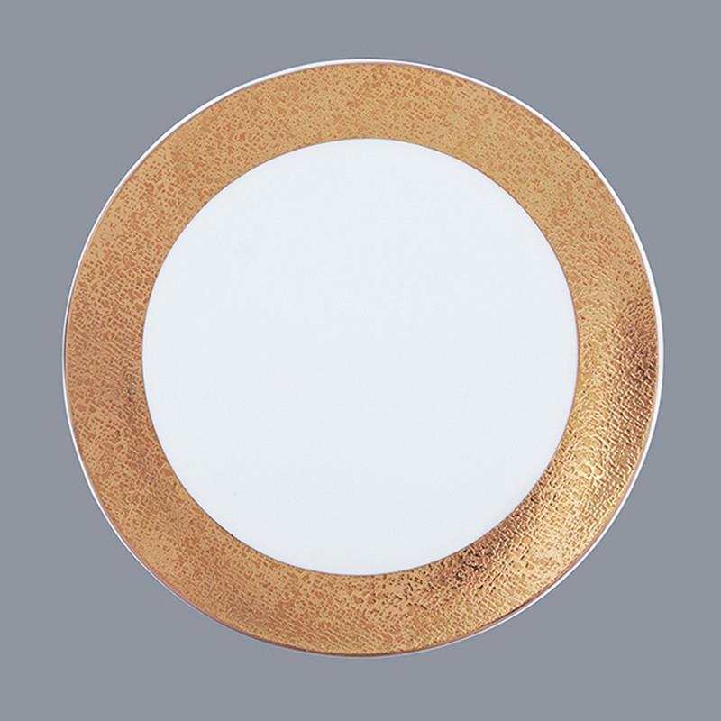 Safe Elegant Style Golden Fine Porcelain Dinnerware Sets for Hotel - TD13-3