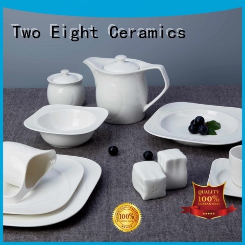 Two Eight Brand restaurant smooth rim two eight ceramics