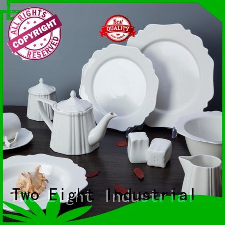 royal white dinner sets glaze square Two Eight