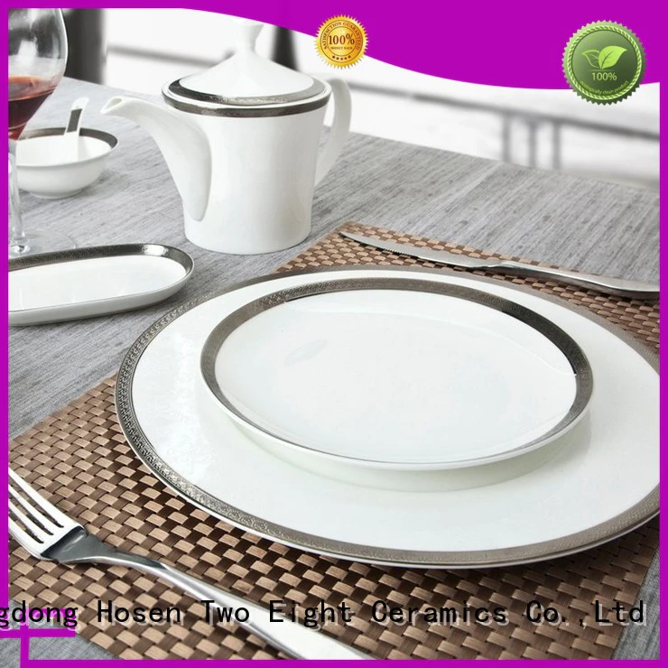 Two Eight royalty Fine china dinnerware set wholesale for bistro