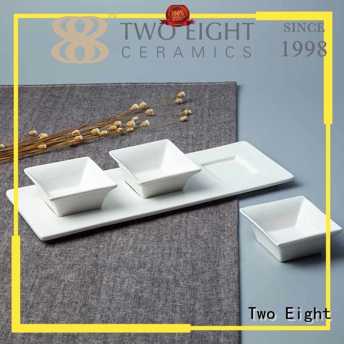 Two Eight porcelain catering crockery sets