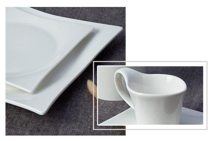 Two Eight smooth casual bone china dinnerware series for kitchen-1