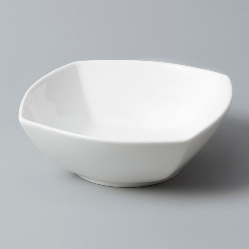 bulk white porcelain dinner service from China for hotel Two Eight-5