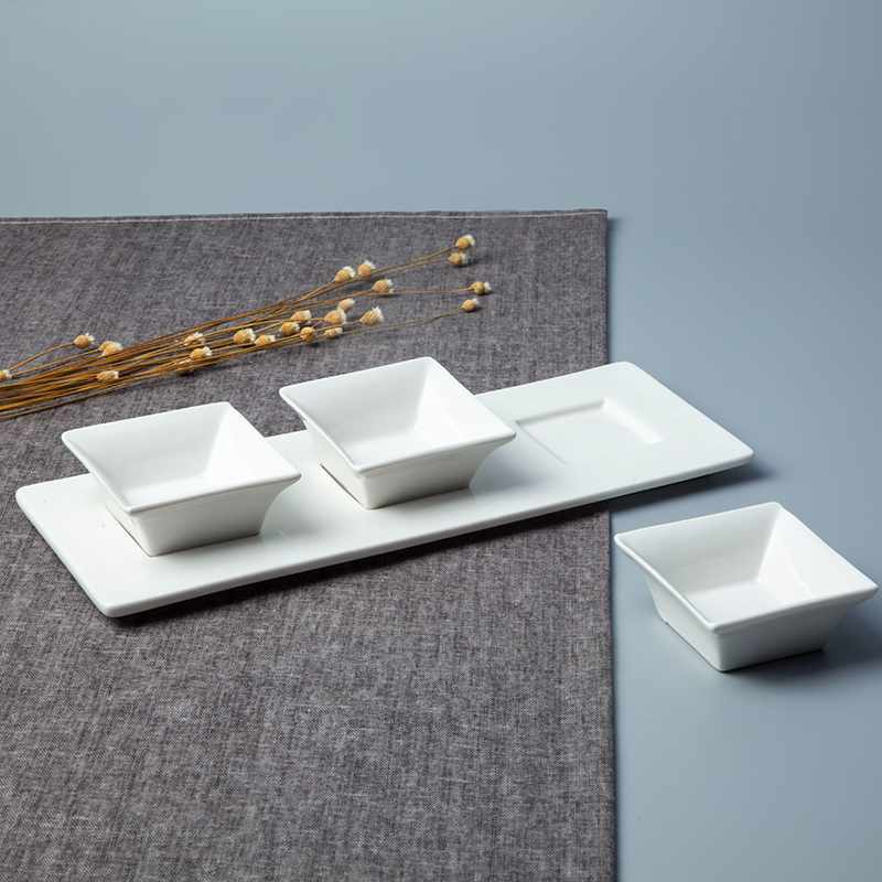 Chinese Style Square Porcelain Dinnerware Accessories- TA02