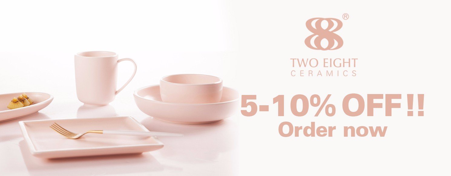 Two Eight colorful porcelain dinner set sale directly sale for home-10
