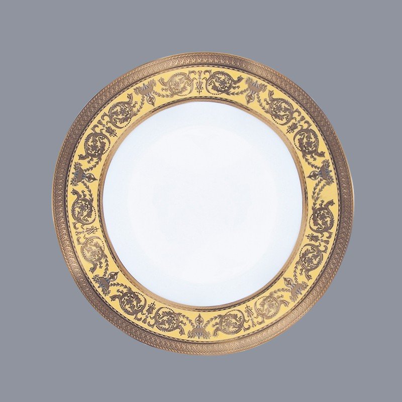 Classic Style Fine Porcelain Dinnerware with Embossed Decal - TD05-5