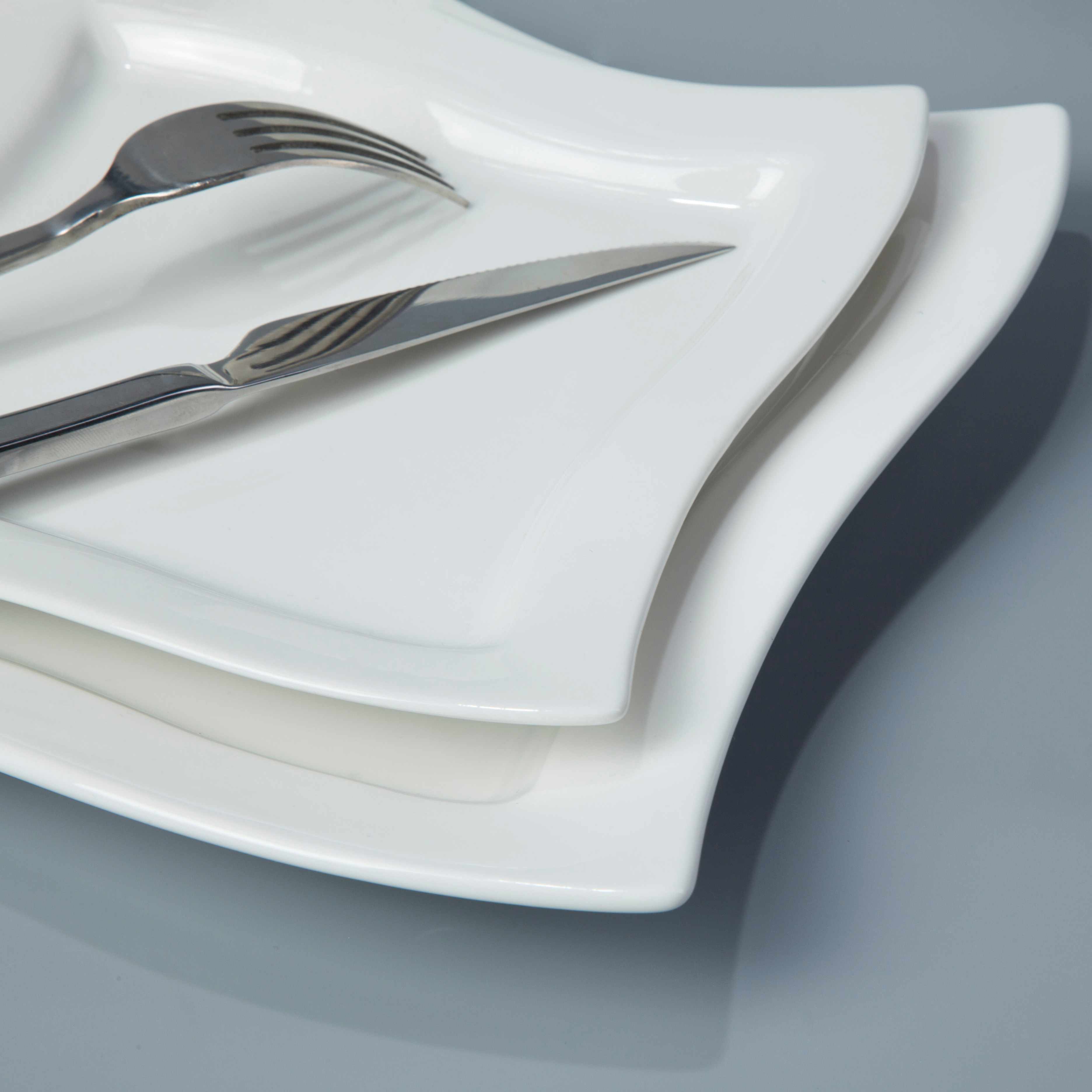 Contemporary White Porcelain Dinnerware Restaurant - TW16