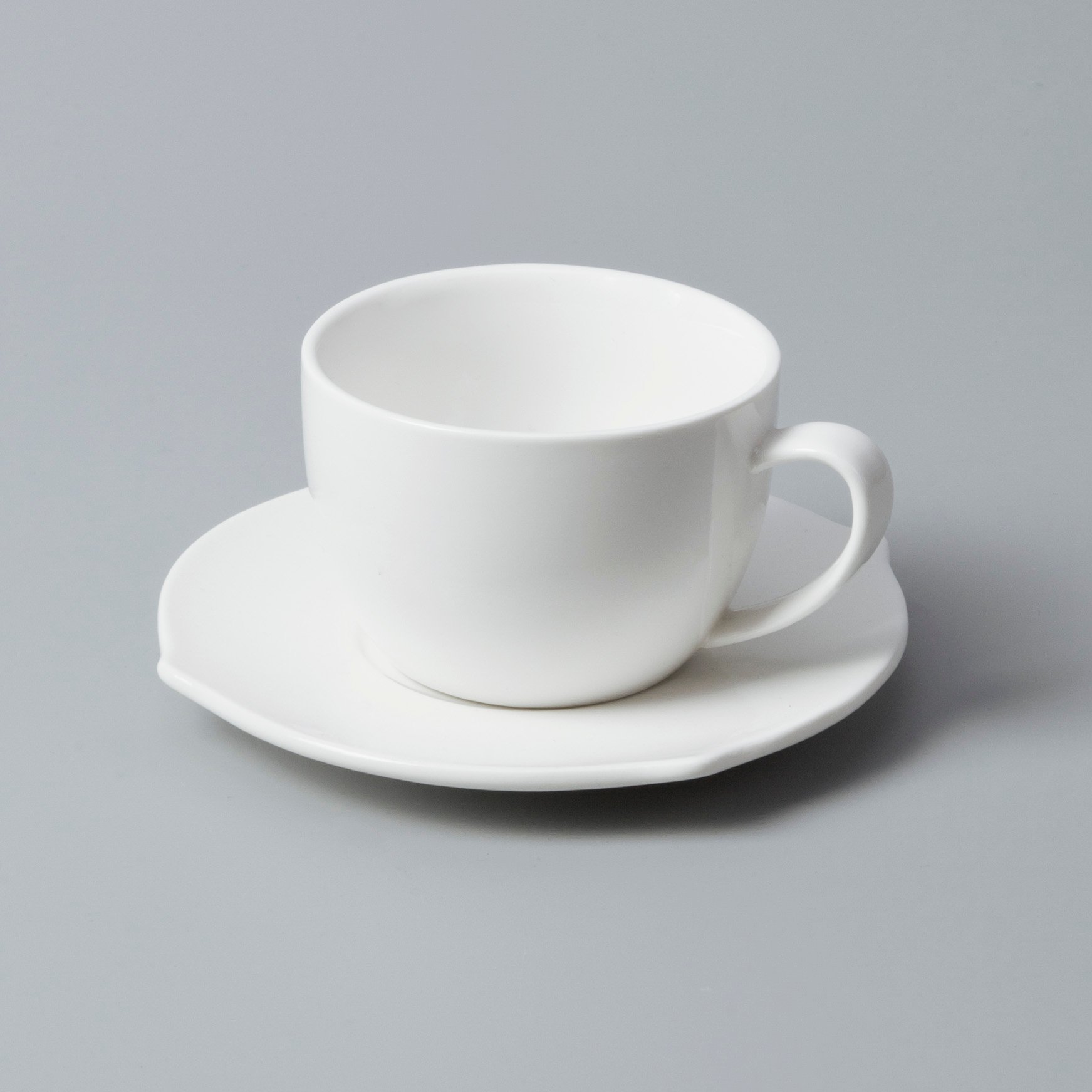 royal white square porcelain dinnerware customized for hotel Two Eight-7