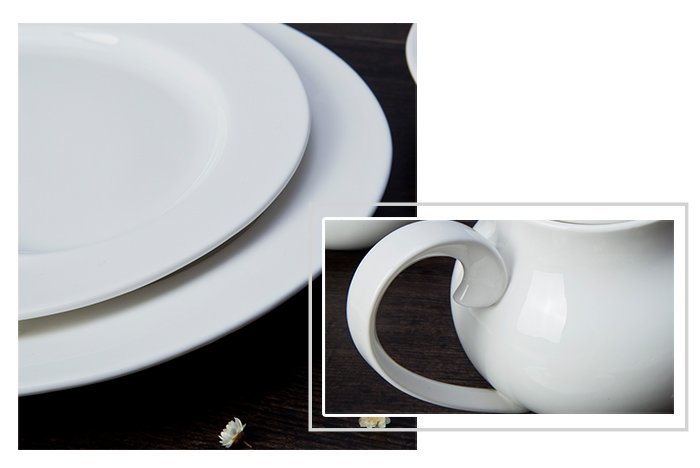 white porcelain tableware hotel huan two eight ceramics manufacture