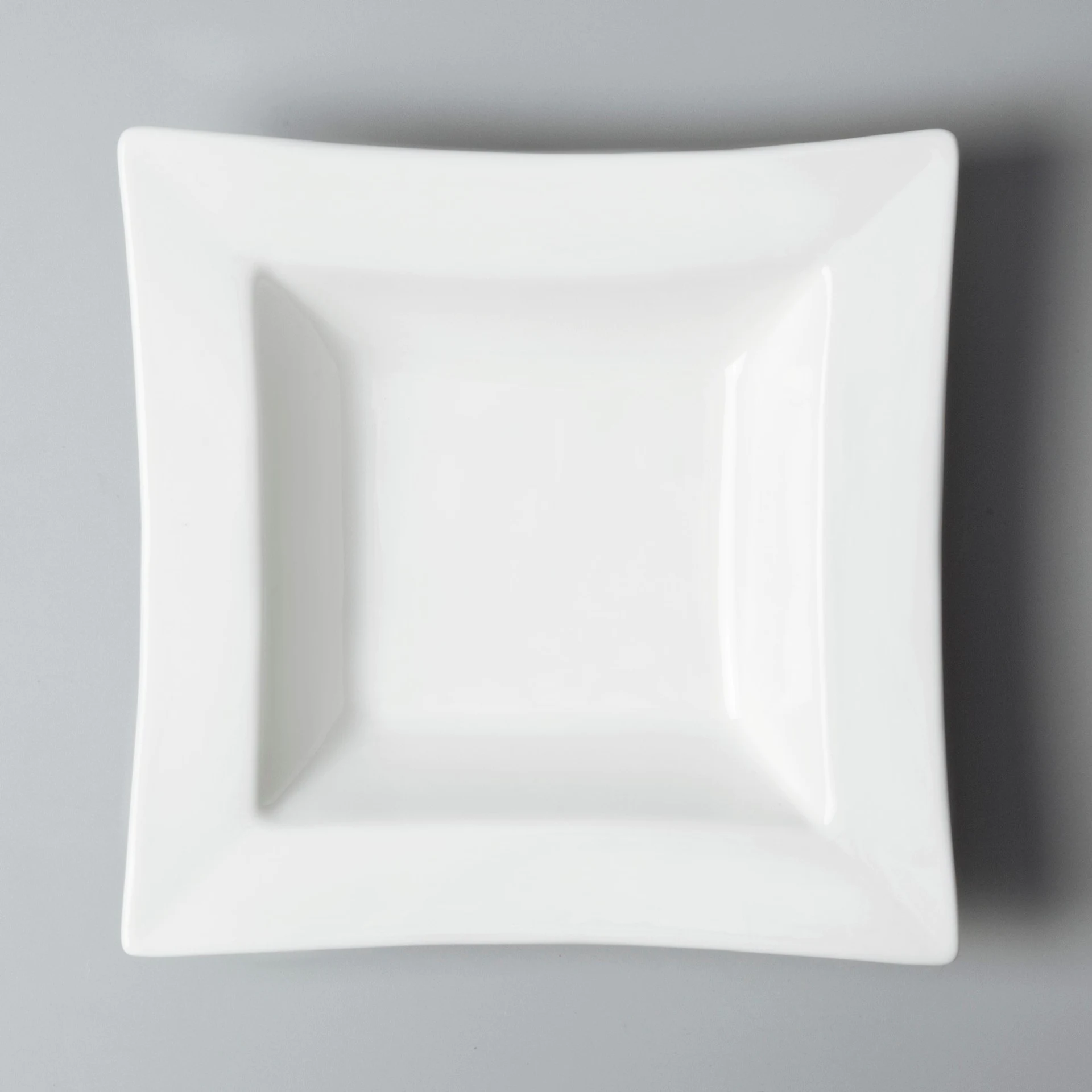 Two Eight casual off white porcelain dinnerware customized for hotel