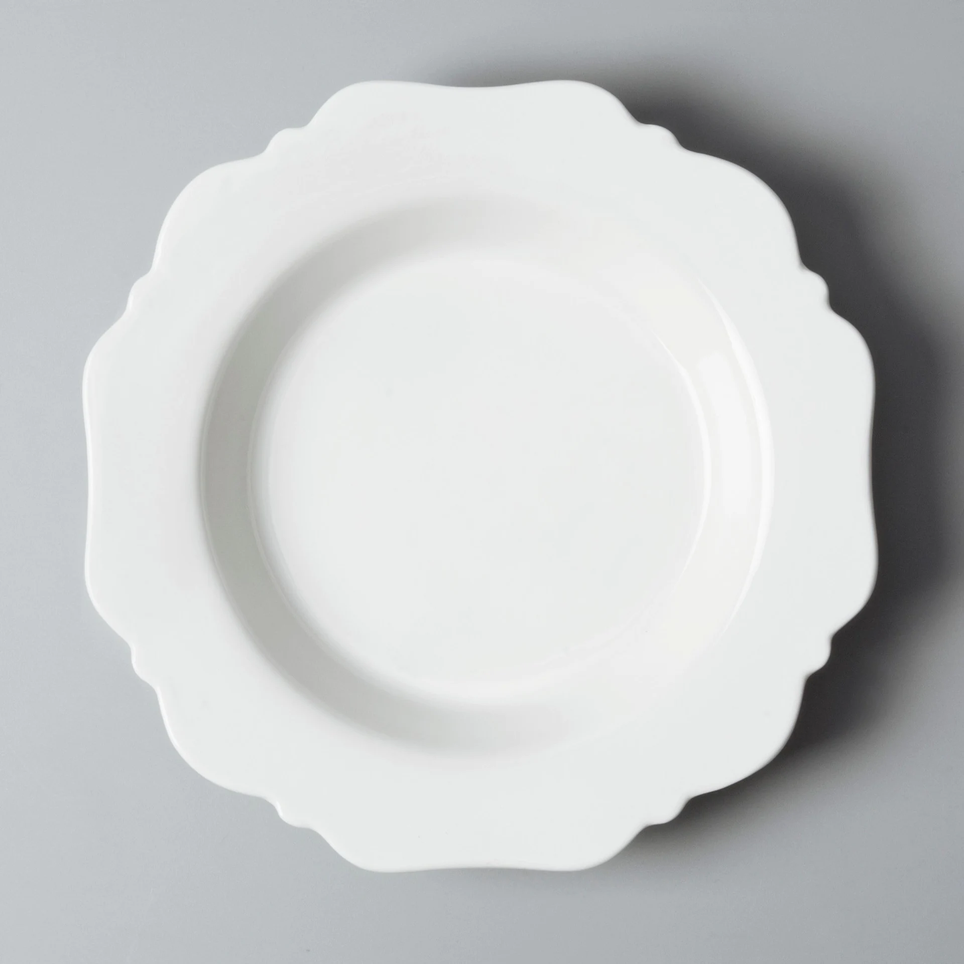 white porcelain tableware fashion restaurant Bulk Buy embossed Two Eight
