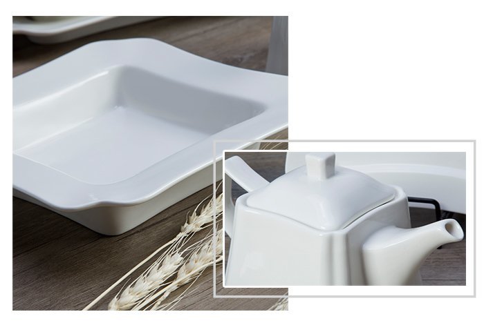 sample white porcelain tableware dinnerware Two Eight company