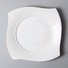 Two Eight bulk white bone china dinnerware from China for bistro