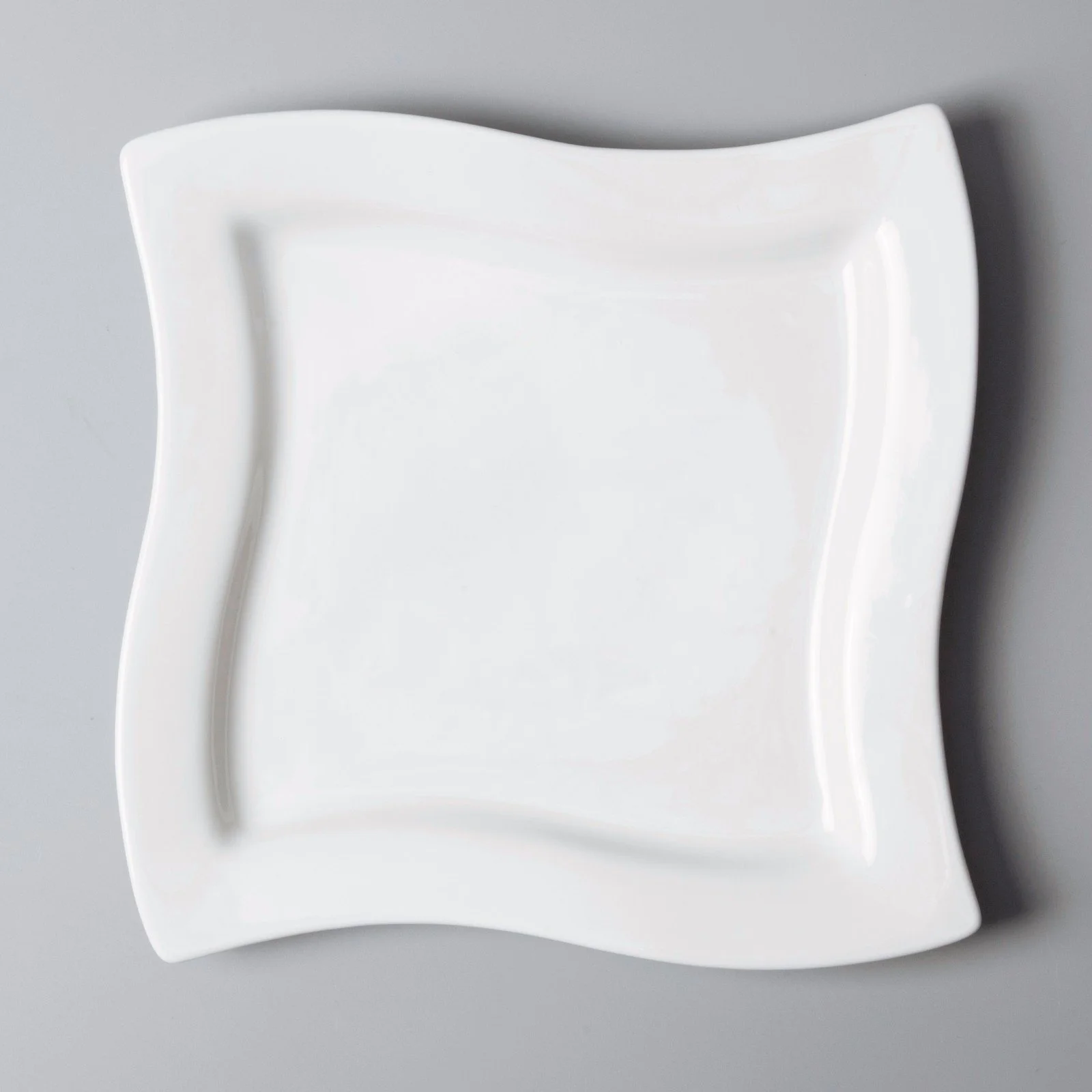 glaze plate Two Eight white porcelain tableware