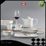 16 piece porcelain dinner set oragne guagn Two Eight Brand
