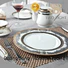 blue dinnerware style flat Two Eight Brand two eight ceramics supplier