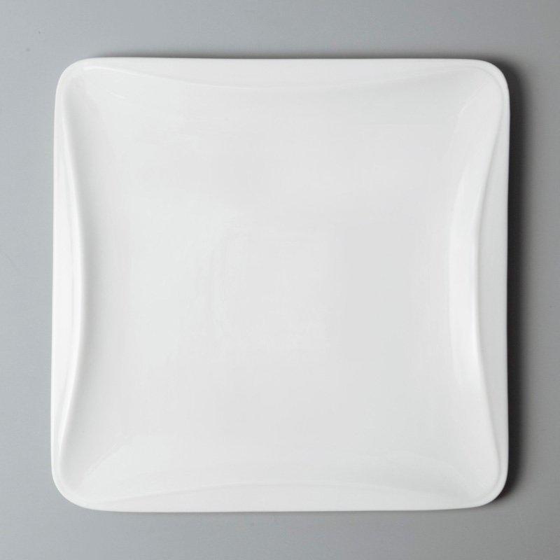 Two Eight french style white porcelain platter from China for dinner-3