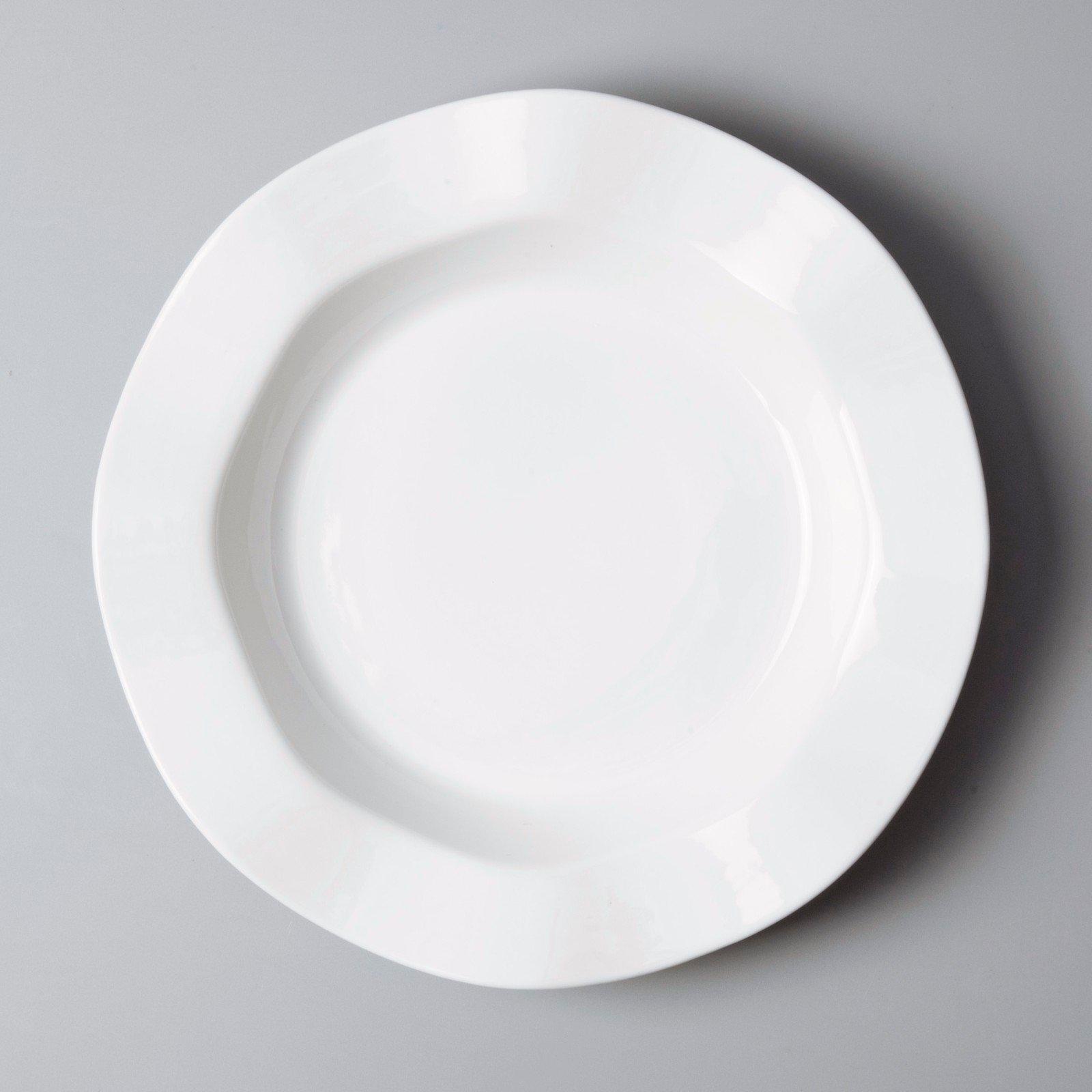 Two Eight fashion white porcelain platter Italian style for dinning room-3