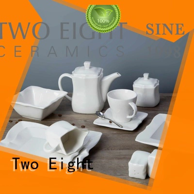 royalty dinner fashion white porcelain tableware Two Eight manufacture