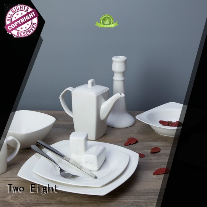 white porcelain tableware wang restaurant Two Eight Brand company