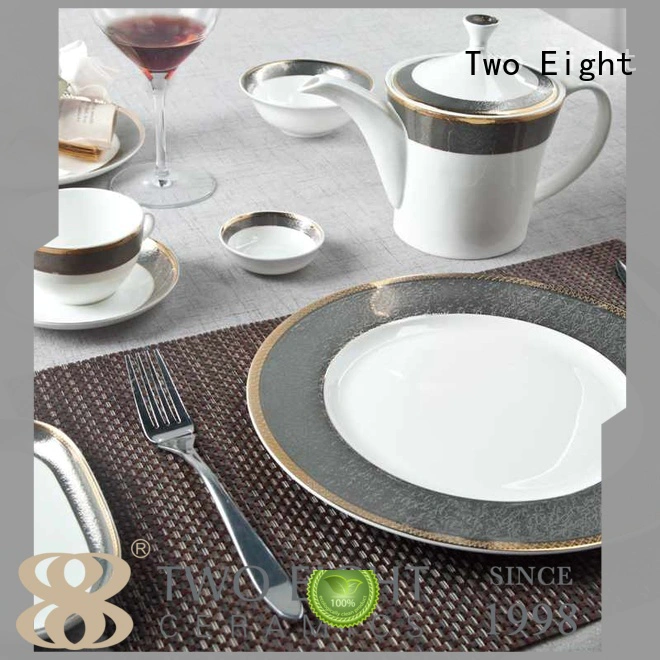 Two Eight hotel best everyday bone china personalized for dinning room