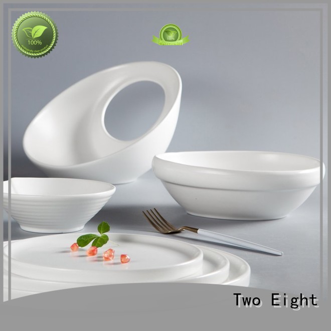 Two Eight Top restaurant plates and cutlery Supply for restaurant