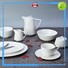 Two Eight french style cheap porcelain dinner plates directly sale for restaurant