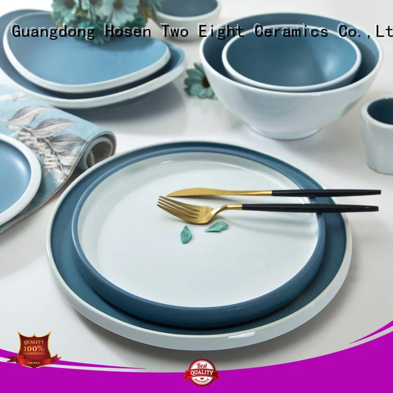 colorful restaurant grade plates german style series for kitchen