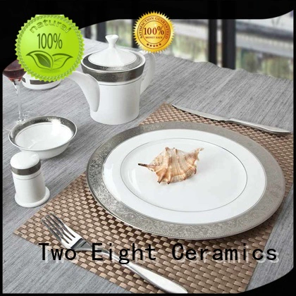 Two Eight Wholesale fine porcelain dinner set Supply for bistro