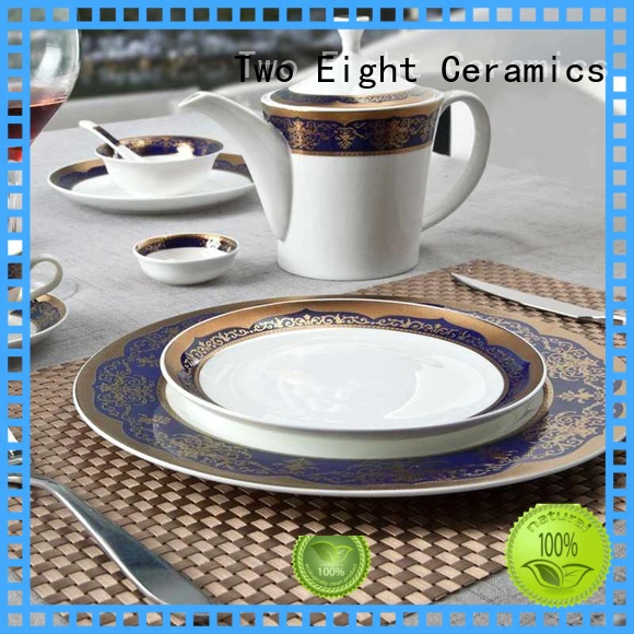 Two Eight color fine china dinnerware supplier for dinning room