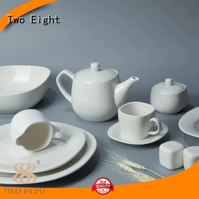hotel style white dinner sets stock Two Eight