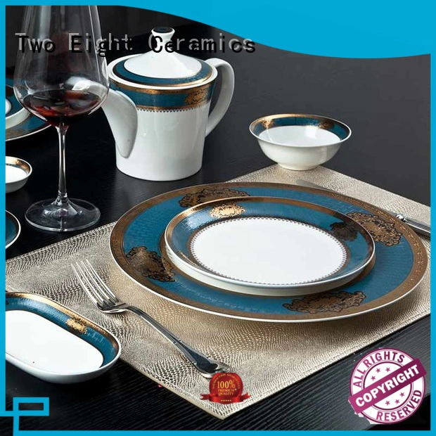 Two Eight mixed restaurant plates wholesale factory price for restaurant