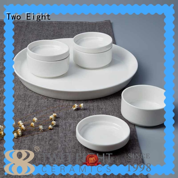 bone bone china porcelain design for restaurant Two Eight