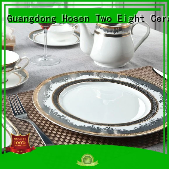 Two Eight durable restaurant supply dinnerware sets wholesale for dinner
