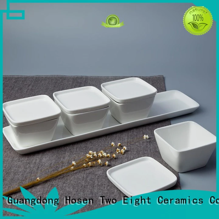Two Eight decal cheap restaurant crockery design for bistro