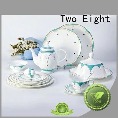 Two Eight fashion fine bone china england supplier for restaurant