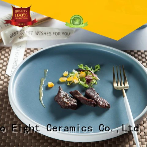 durable restaurant grade plates glaze series for dinner
