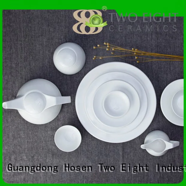 Hot white dinner sets bistro Two Eight Brand