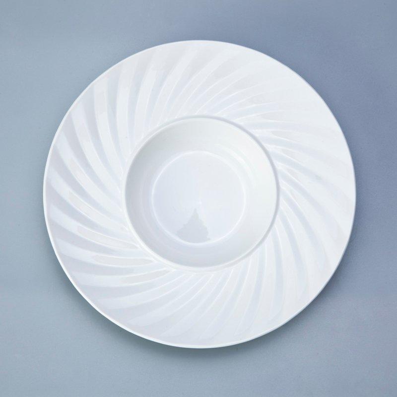 white dinnerware Italian style for kitchen Two Eight-3