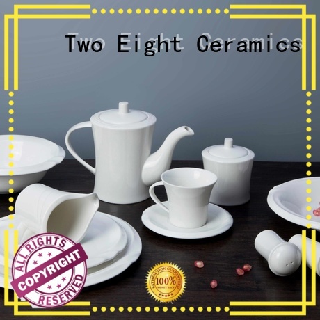 white porcelain tableware color round Warranty Two Eight