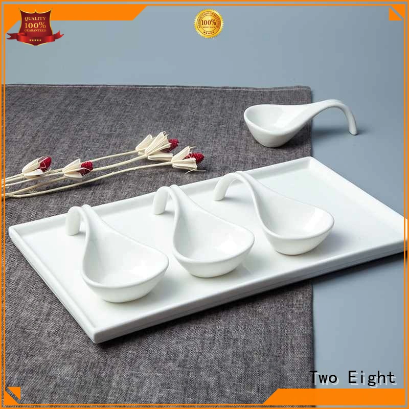 Two Eight blue hospitality crockery with good price for restaurant